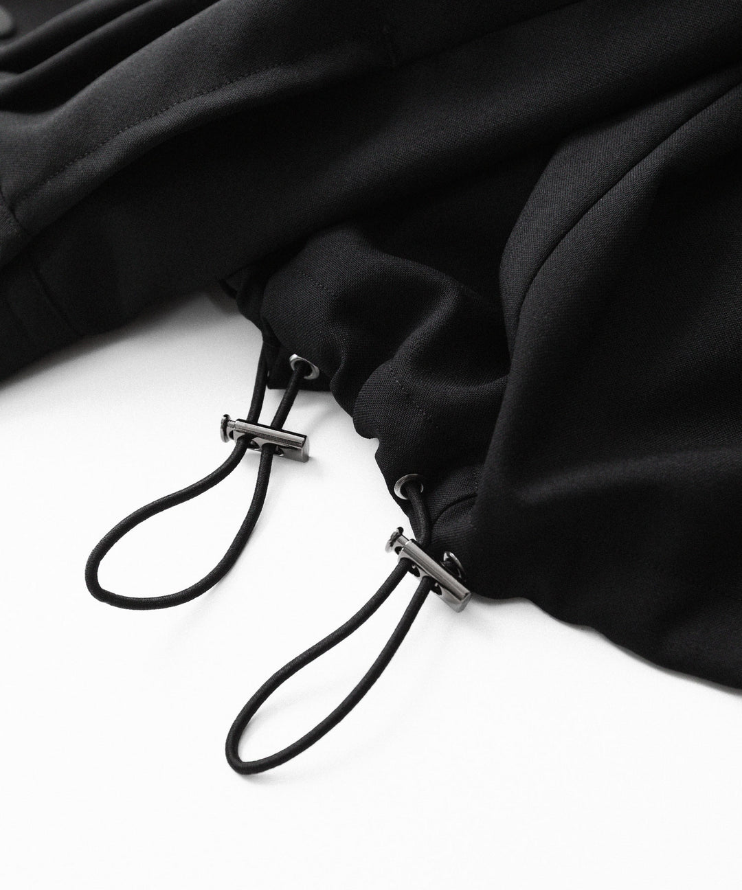 UJOH ウジョーのDRAW CORD SHIRTのBLACK 公式通販サイトsession福岡セレクトショップ
