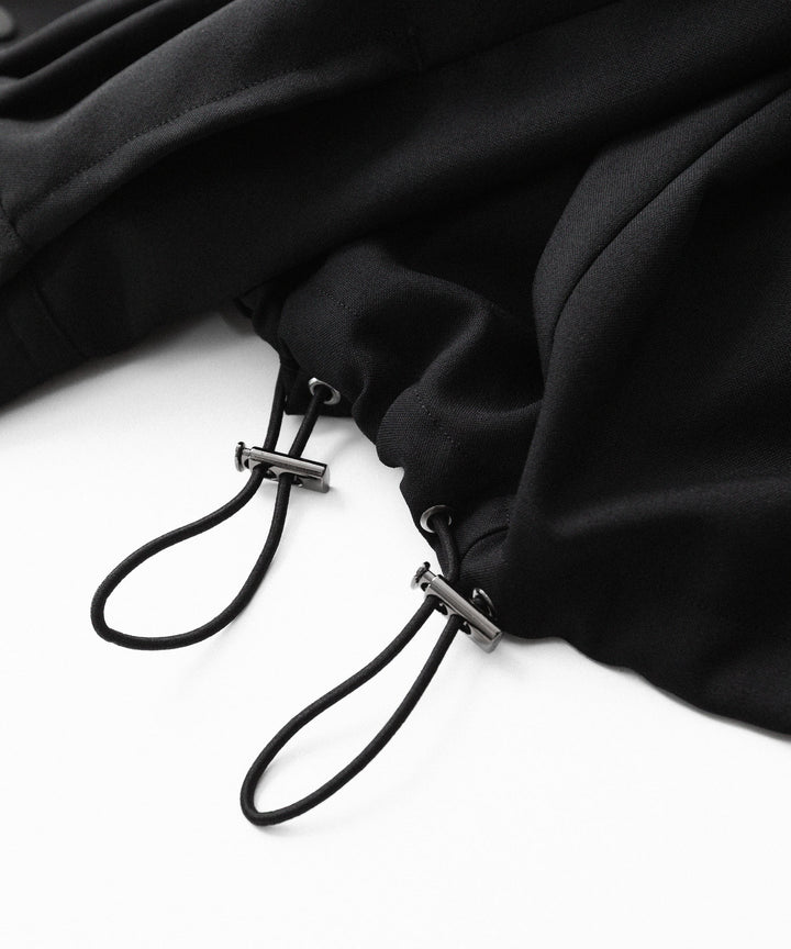 UJOH ウジョーのDRAW CORD SHIRTのBLACK 公式通販サイトsession福岡セレクトショップ