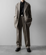 画像をギャラリービューアに読み込む, ssstein(シュタイン)のTWO TUCK EASY TROUSERS - TAUPE BEIGEの公式通販サイトsession福岡セレクトショップ
