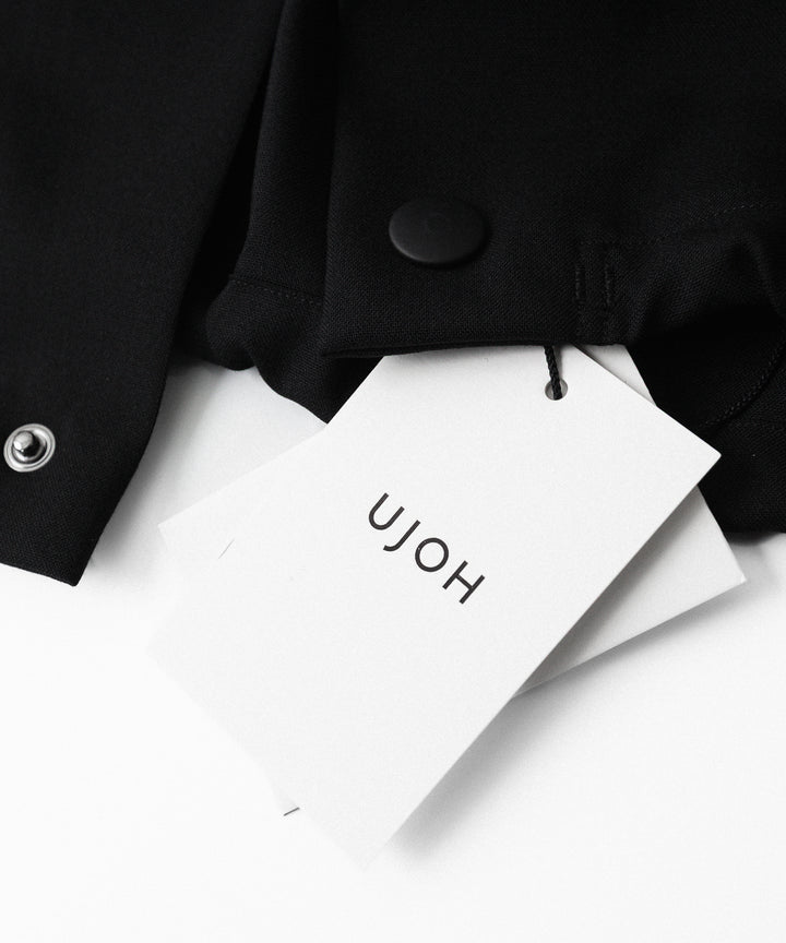 UJOH ウジョーのDRAW CORD SHIRTのBLACK 公式通販サイトsession福岡セレクトショップ