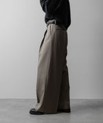 画像をギャラリービューアに読み込む, ssstein(シュタイン)のEXTRA WIDE TROUSERS(2/90 WOOL GABARDINE) - TAUPE BEIGEの公式通販サイトsession福岡セレクトショップ
