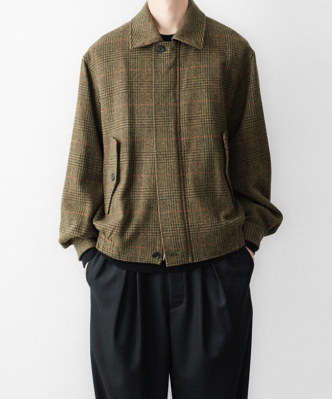 ssstein(シュタイン)のBRITISH TWEED HARRINGTON JACKET - TWEED CHECKの公式通販サイトsession福岡セレクトショップ