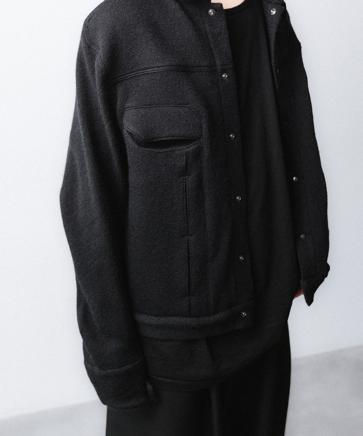 OPPOSE DUALITY-オポーズデュアリティの6 POCKET PANEL KNITのBLACK公式通販サイトsession福岡セレクトショップ