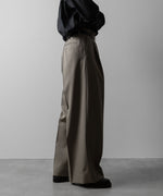 画像をギャラリービューアに読み込む, ssstein(シュタイン)のEXTRA WIDE TROUSERS(2/90 WOOL GABARDINE) - TAUPE BEIGEの公式通販サイトsession福岡セレクトショップ
