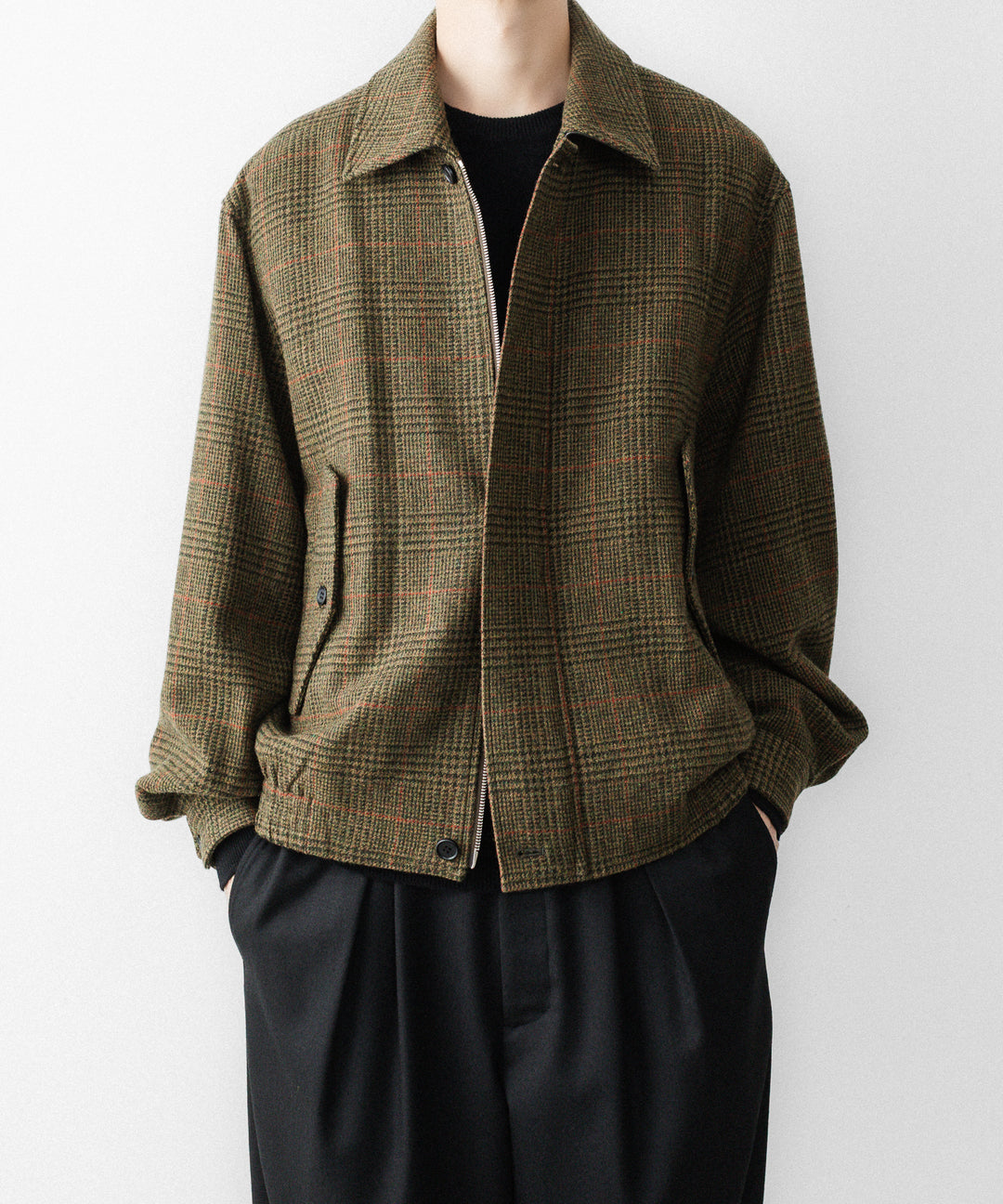 ssstein(シュタイン)のBRITISH TWEED HARRINGTON JACKET - TWEED CHECKの公式通販サイトsession福岡セレクトショップ