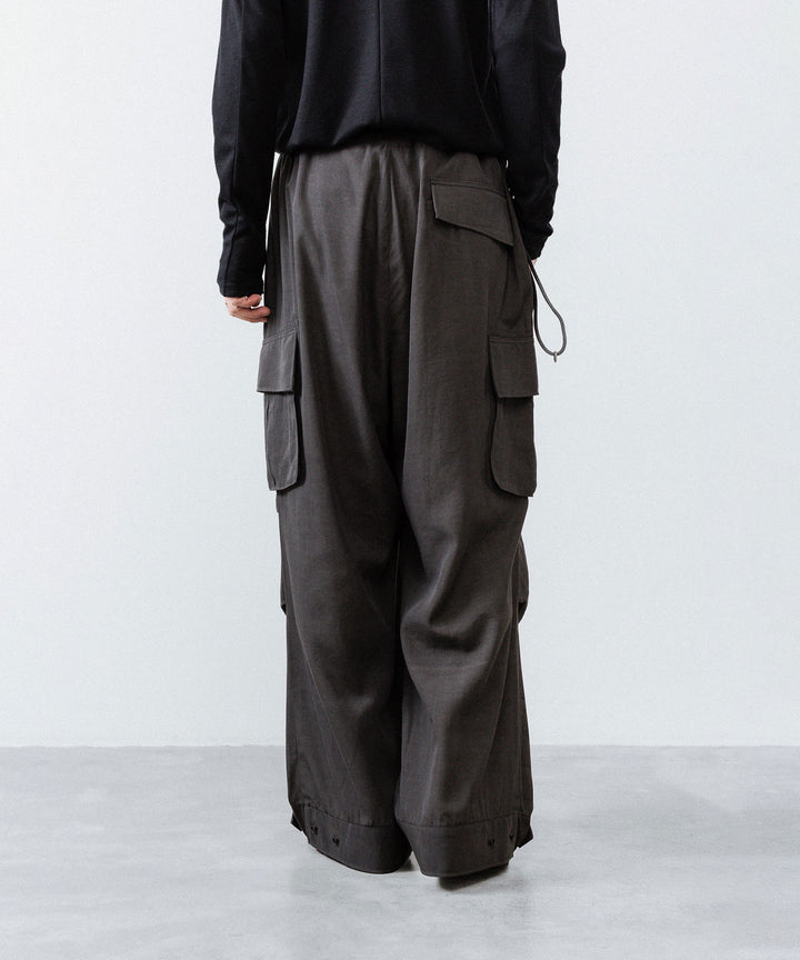 ANTHEM A アンセムエー PIGMENT AND DYE NO-BRAINER CARGO PANTSのDUSTY BLACK公式通販サイトsession福岡セレクトショップ