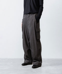 ANTHEM A / アンセムエー】PIGMENT AND DYE NO-BRAINER CARGO PANTS