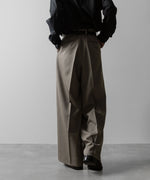 画像をギャラリービューアに読み込む, ssstein(シュタイン)のEXTRA WIDE TROUSERS(2/90 WOOL GABARDINE) - TAUPE BEIGEの公式通販サイトsession福岡セレクトショップ
