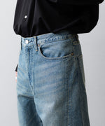 画像をギャラリービューアに読み込む, ssstein(シュタイン)のTWIST CUT DENIM JEANS - INDIGOの公式通販サイトsession福岡セレクトショップ
