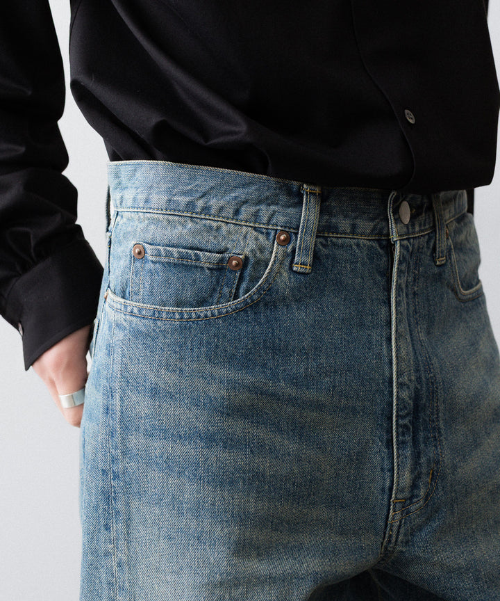 ssstein(シュタイン)のTWIST CUT DENIM JEANS - INDIGOの公式通販サイトsession福岡セレクトショップ