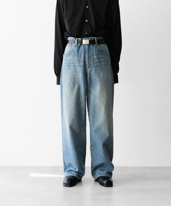 ssstein(シュタイン)のWIDE DENIM JEANS - INDIGOの公式通販サイトsession福岡セレクトショップ
