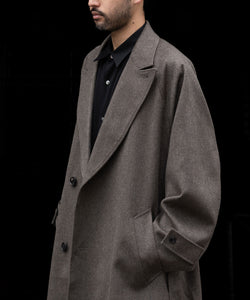 ssstein / シュタイン】OVERSIZED PEAK LAPEL COAT - TAUPE | 公式通販