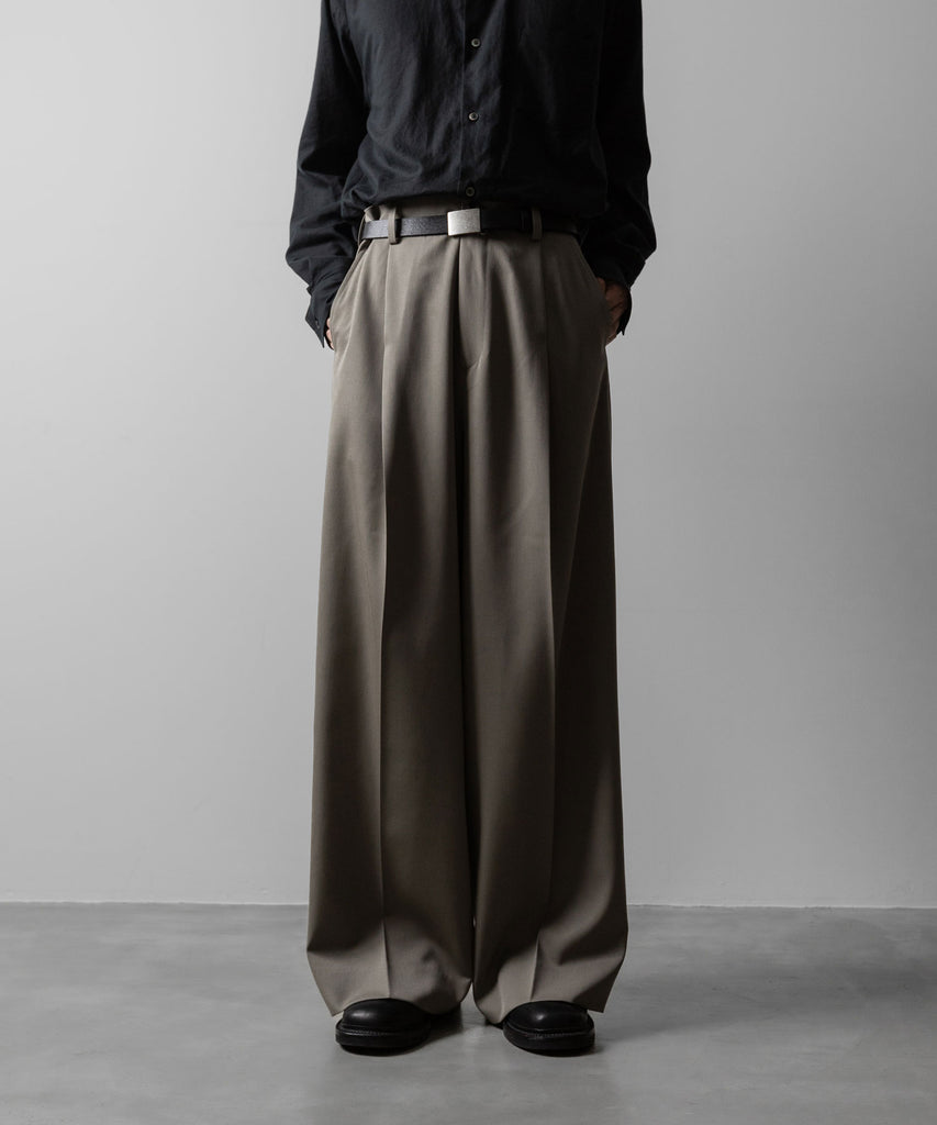 ssstein / シュタイン】EXTRA WIDE TROUSERS(2/90 WOOL GABARDINE