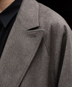 ssstein / シュタイン】OVERSIZED PEAK LAPEL COAT - TAUPE | 公式通販