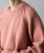 画像をギャラリービューアに読み込む, VEIN ヴェインのSHAGGY KNIT CREWNECK PULLOVER - PINKの公式通販サイトsession福岡セレクトショップ
