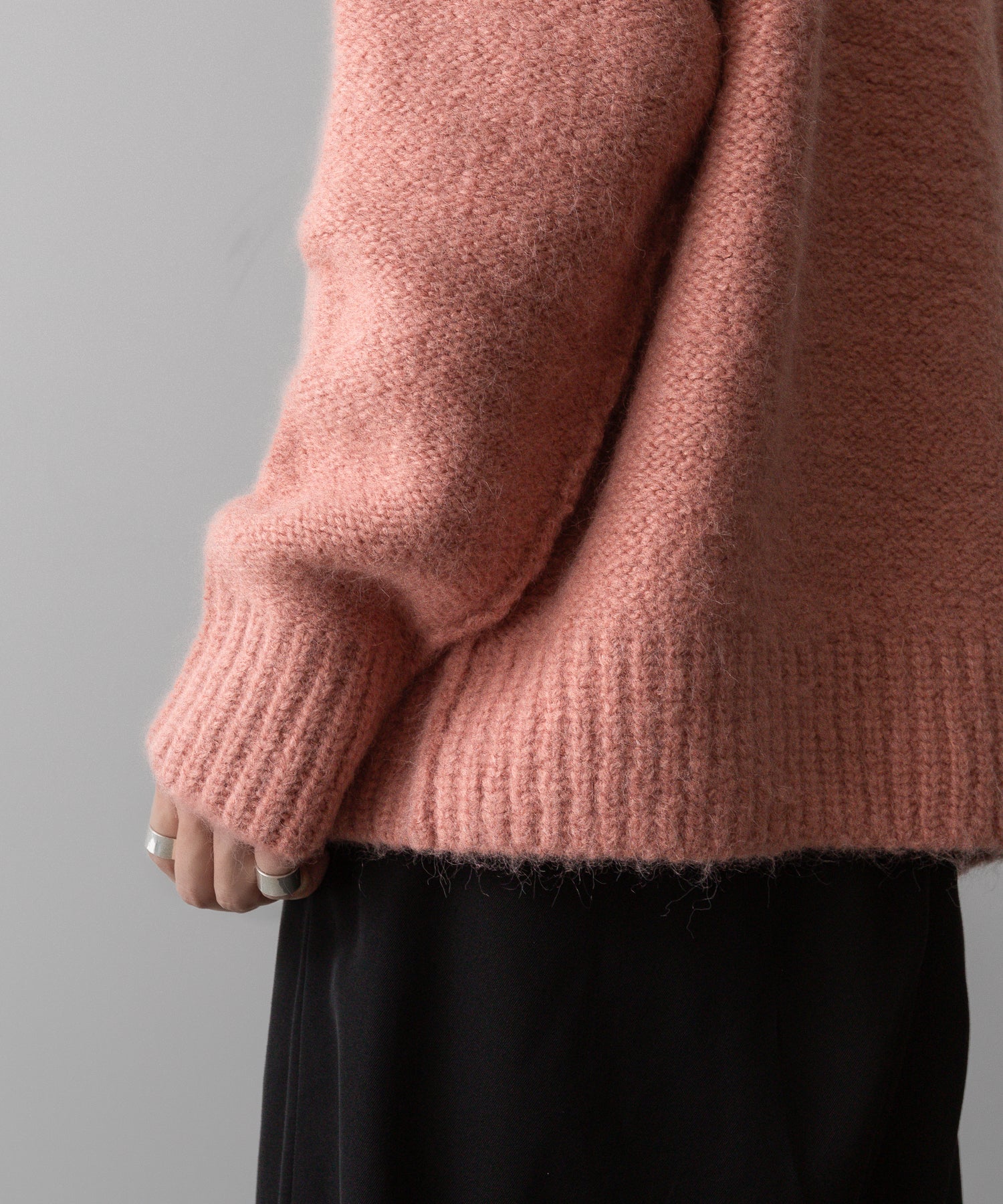 VEIN ヴェインのSHAGGY KNIT CREWNECK PULLOVER - PINKの公式通販サイトsession福岡セレクトショップ