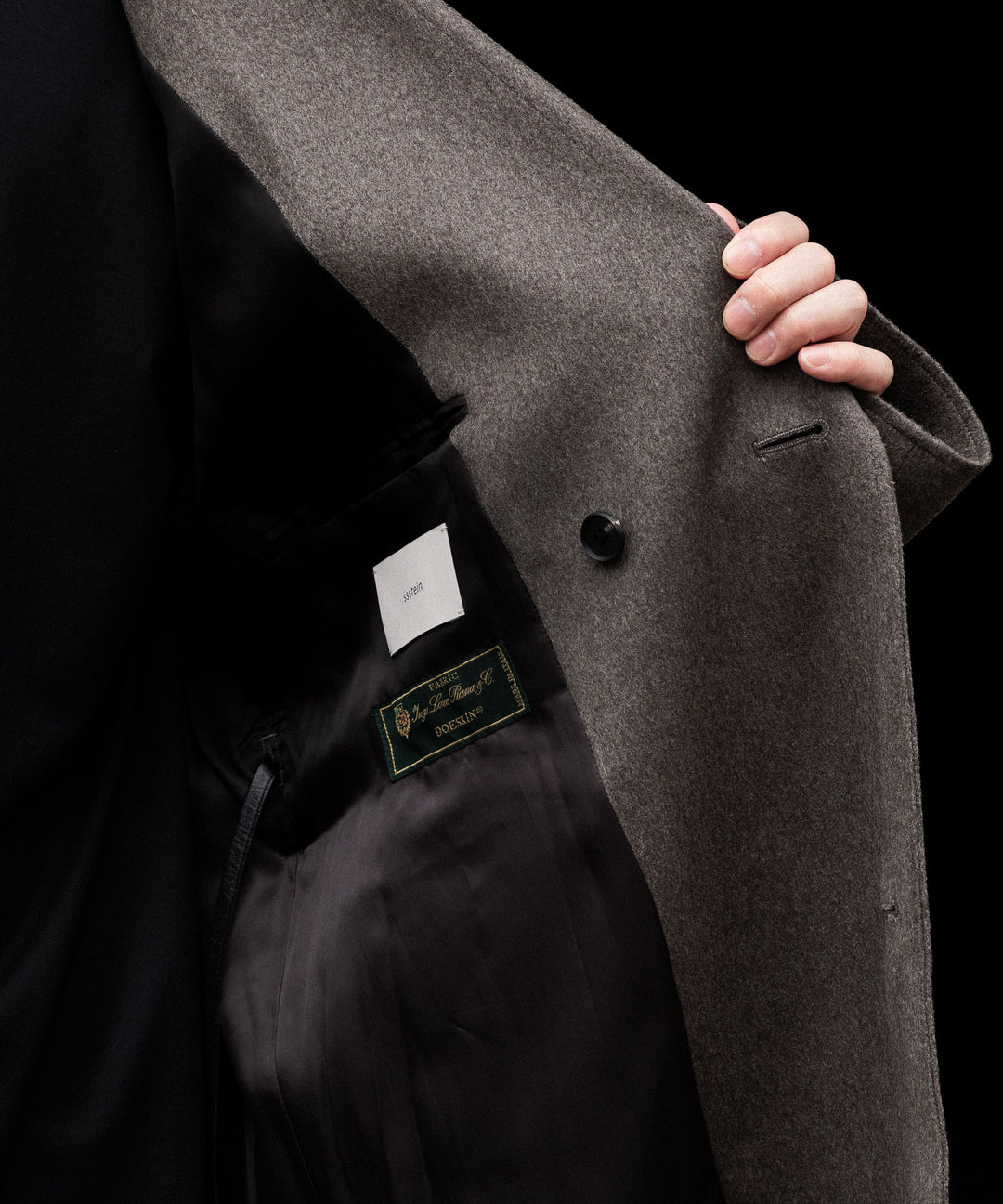 ssstein(シュタイン)のOVERSIZED PEAK LAPEL COAT - TAUPEの公式通販サイトsession福岡セレクトショップ