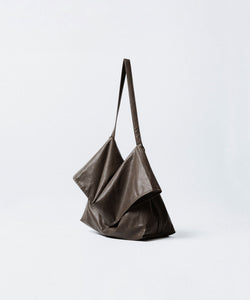 ATTACHMENT /アタッチメント】SYNTHETIC LEATHER SHOULDER BAG - D