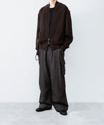 画像をギャラリービューアに読み込む, ANTHEM A アンセムエー BULKY WOOL KNIT ZIP BLOUSONのBROWN 公式通販サイトsession福岡セレクトショップ
