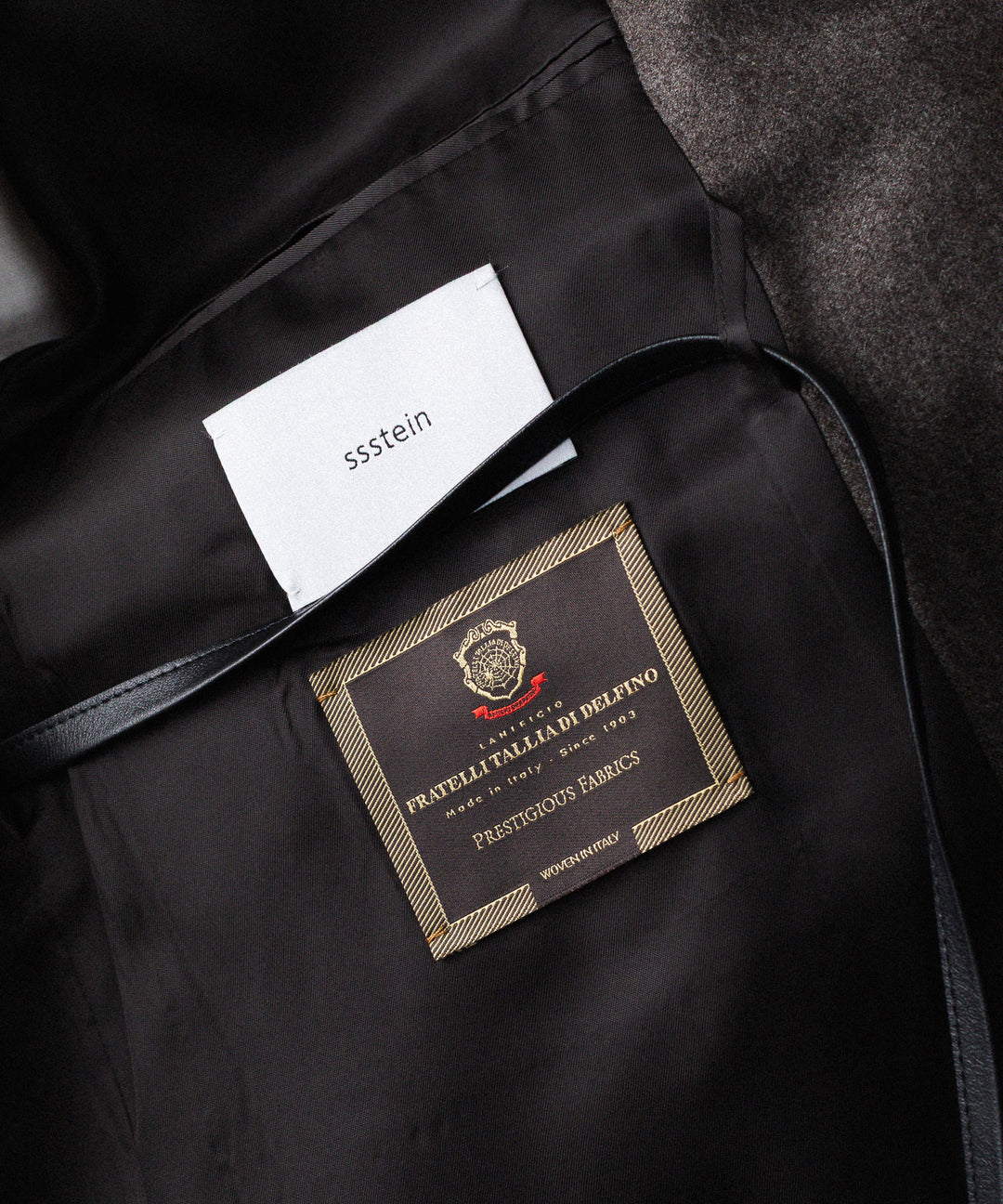 ssstein(シュタイン)のEX. FINE WOOL OVERSIZED SINGLE BREASTED LONG JACKET - CHARCOAL BROWNの公式通販サイトsession福岡セレクトショップ