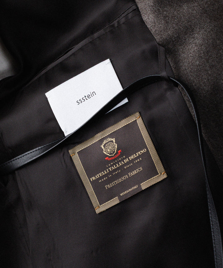 ssstein(シュタイン)のEX. FINE WOOL OVERSIZED SINGLE BREASTED LONG JACKET - CHARCOAL BROWNの公式通販サイトsession福岡セレクトショップ
