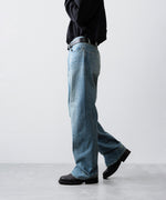 画像をギャラリービューアに読み込む, ssstein(シュタイン)のTWIST CUT DENIM JEANS - INDIGOの公式通販サイトsession福岡セレクトショップ
