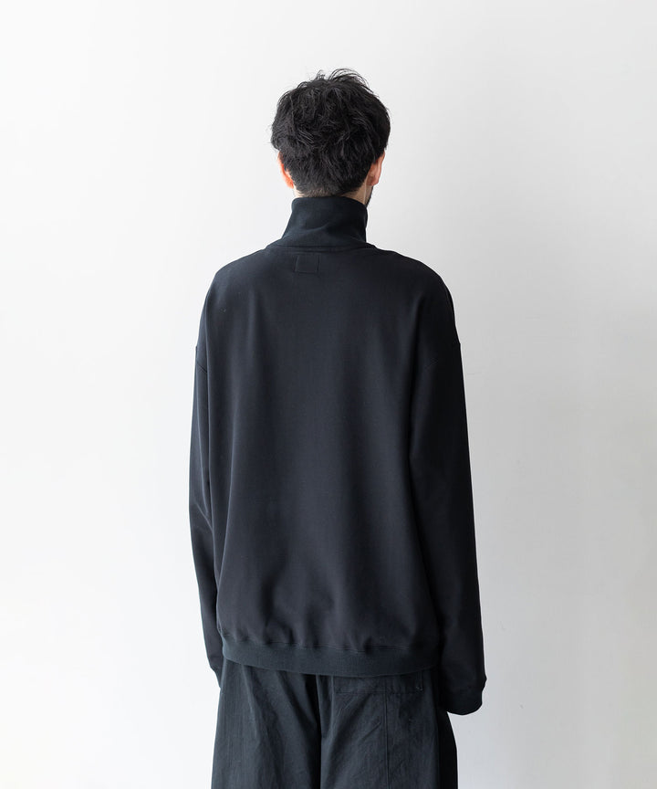 KANEMASA PHIL. カネマサフィル 23AW EXCLUSIVE - 36G SUPER FINE GAUGE HALF ZIP PULLOVER - BLACK sessionセッション福岡セレクトショップ公式通販サイト
