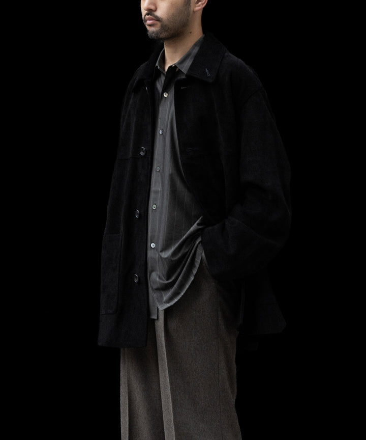 ssstein(シュタイン)のCOW SUEDE CAR JACKET - BLACKの公式通販サイトsession福岡セレクトショップ