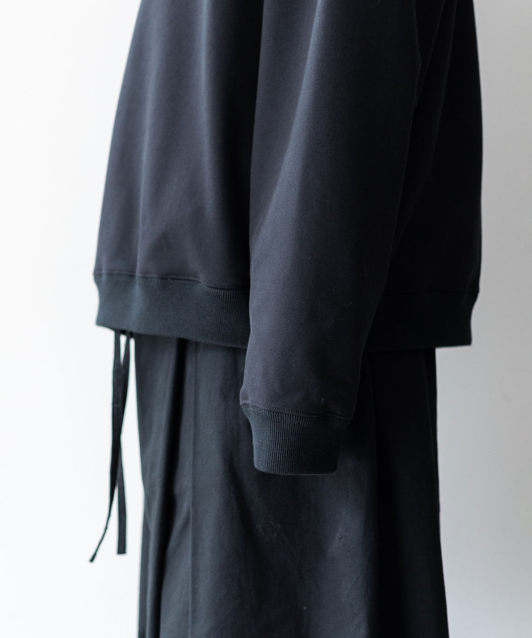 KANEMASA PHIL. カネマサフィル 23AW EXCLUSIVE - 36G SUPER FINE GAUGE HALF ZIP PULLOVER - BLACK sessionセッション福岡セレクトショップ公式通販サイト