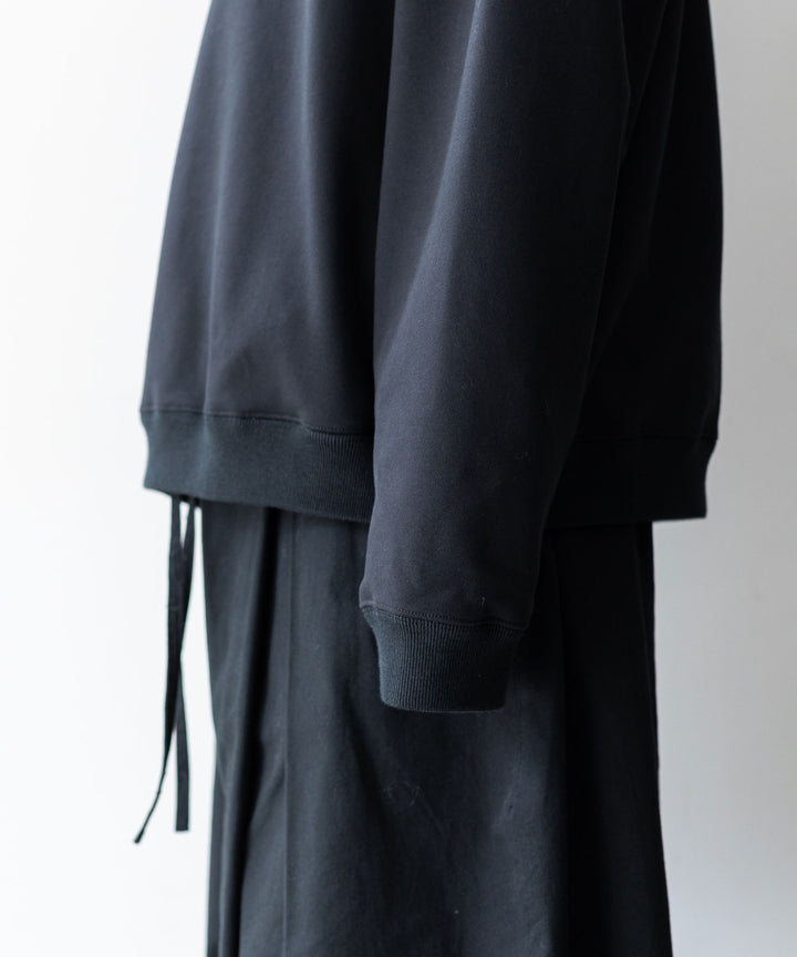 KANEMASA PHIL. カネマサフィル 23AW EXCLUSIVE - 36G SUPER FINE GAUGE HALF ZIP PULLOVER - BLACK sessionセッション福岡セレクトショップ公式通販サイト