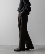 画像をギャラリービューアに読み込む, ssstein(シュタイン)のTWO TUCK EASY TROUSERS - GREY KHAKIの公式通販サイトsession福岡セレクトショップ
