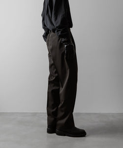 ssstein(シュタイン)のTWO TUCK EASY TROUSERS - GREY KHAKIの公式通販サイトsession福岡セレクトショップ