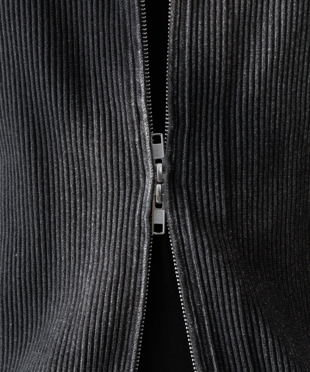ssstein(シュタイン)のDISCOLORATION RIB KNIT ZIP HOODIE - GREYの公式通販サイトsession福岡セレクトショップ