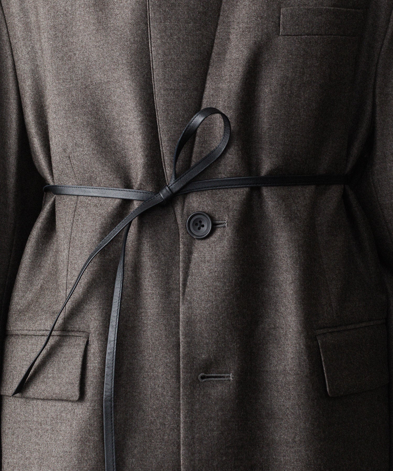 ssstein / シュタイン】EX. FINE WOOL OVERSIZED SINGLE BREASTED LONG