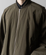 画像をギャラリービューアに読み込む, ssstein(シュタイン)のWINDPROOF NYLON OVERSIZED FLIGHT JACKET - MILITARY KHAKIの公式通販サイトsession福岡セレクトショップ
