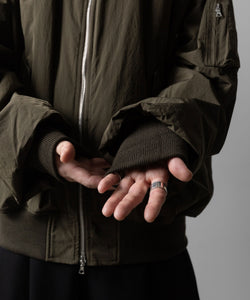 ssstein(シュタイン)のWINDPROOF NYLON OVERSIZED FLIGHT JACKET - MILITARY KHAKIの公式通販サイトsession福岡セレクトショップ