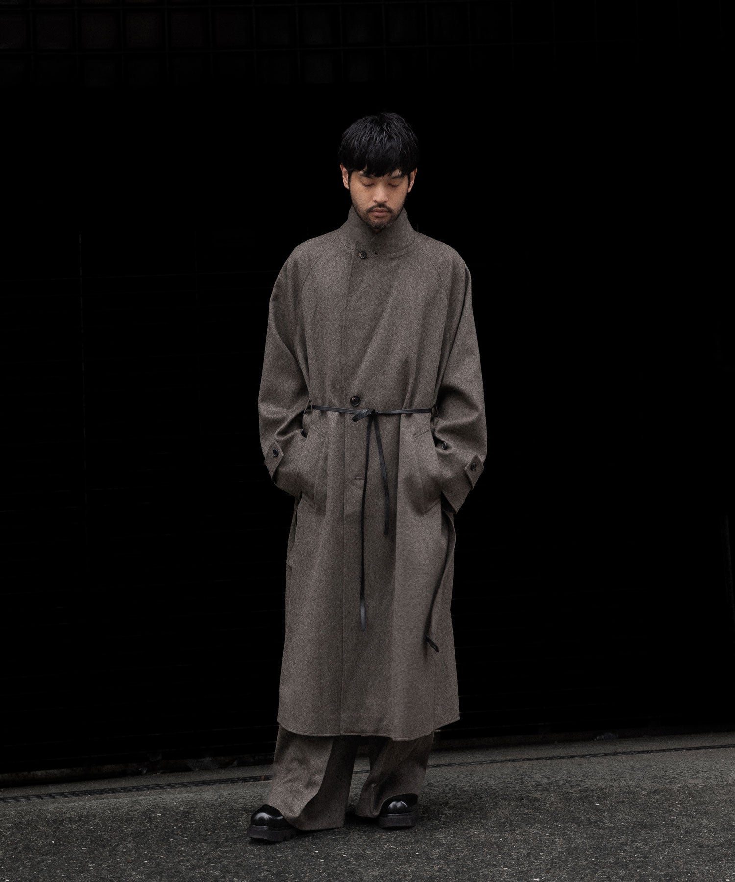 ssstein(シュタイン)のOVERSIZED PEAK LAPEL COAT - TAUPEの公式通販サイトsession福岡セレクトショップ