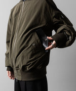 画像をギャラリービューアに読み込む, ssstein(シュタイン)のWINDPROOF NYLON OVERSIZED FLIGHT JACKET - MILITARY KHAKIの公式通販サイトsession福岡セレクトショップ
