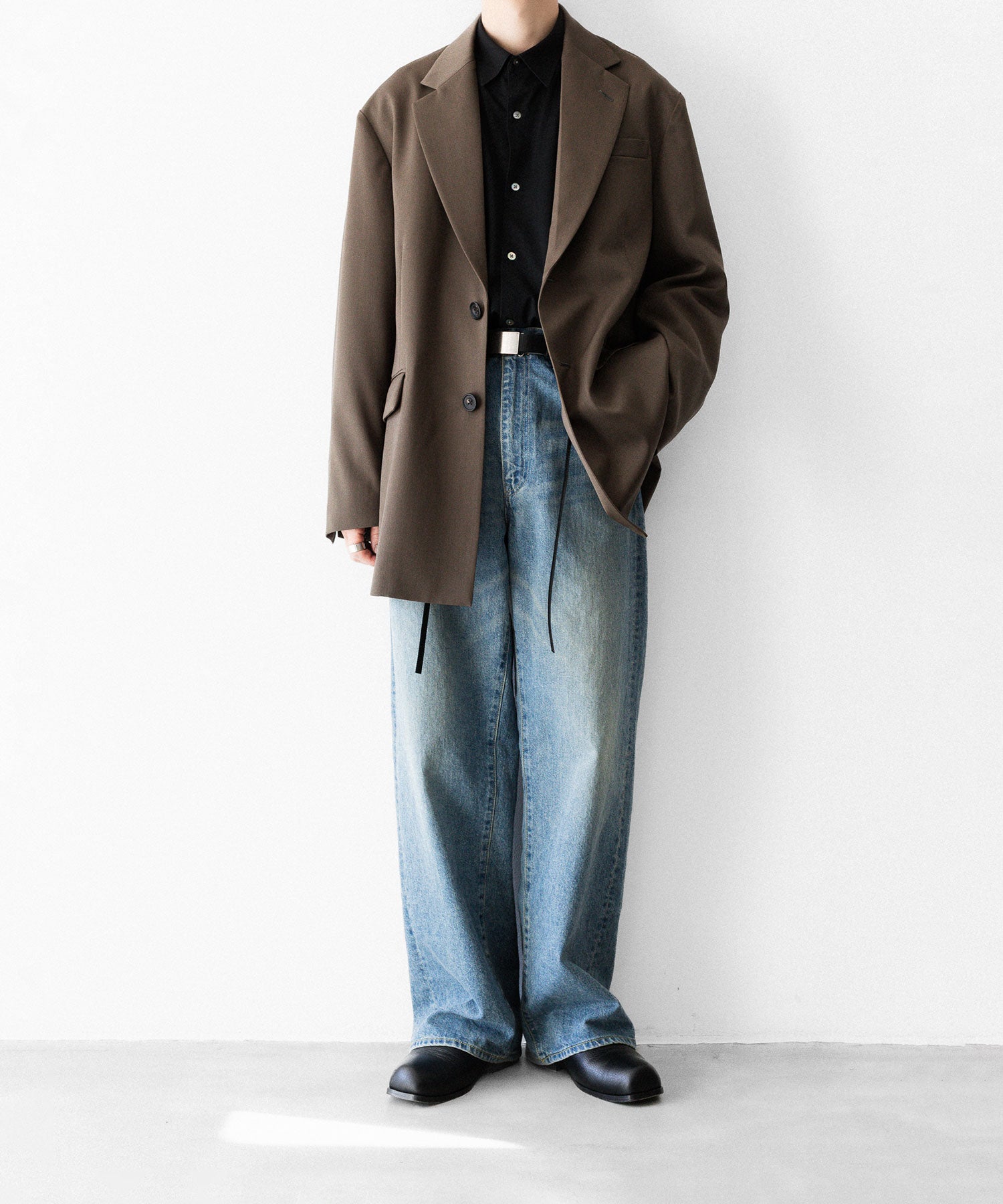 ssstein / シュタイン】WIDE DENIM JEANS - INDIGO | 公式通販サイト