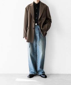 ssstein / シュタイン】WIDE DENIM JEANS - INDIGO | 公式通販サイト