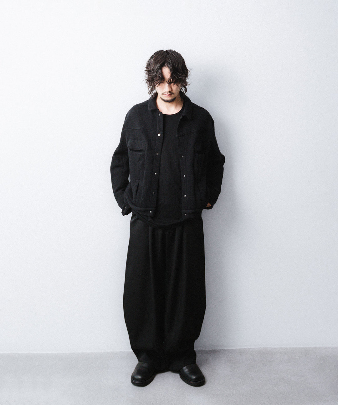 OPPOSE DUALITY-オポーズデュアリティの6 POCKET PANEL KNITのBLACK公式通販サイトsession福岡セレクトショップ