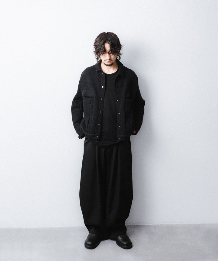 OPPOSE DUALITY-オポーズデュアリティの6 POCKET PANEL KNITのBLACK公式通販サイトsession福岡セレクトショップ