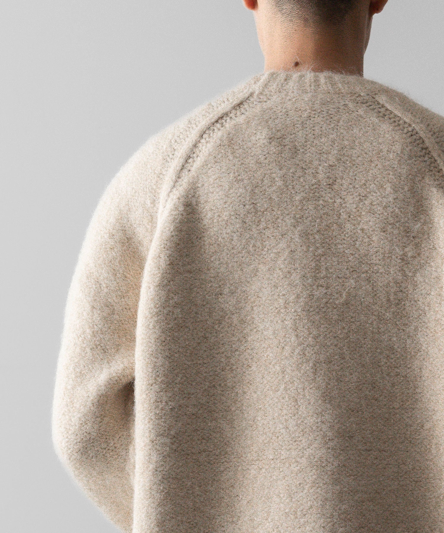 VEIN ヴェインのSHAGGY KNIT CREWNECK PULLOVER - OFF WHITEの公式通販サイトsession福岡セレクトショップ