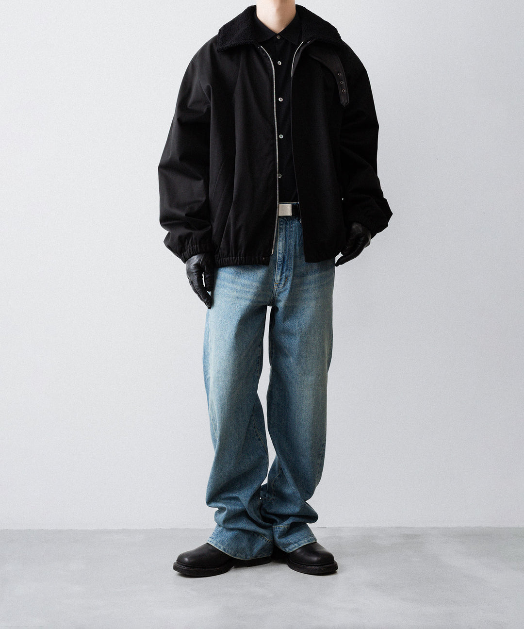 【ssstein】シュタイン 26ss LEATHER BELT ( PLAIN BUCKLE ) - BLACK sessionセッション福岡セレクトショップ 公式通販サイト