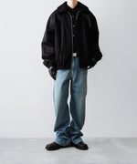 画像をギャラリービューアに読み込む, ssstein(シュタイン)のMOUTON COLLAR PADDED JACKET - BLACKの公式通販サイトsession福岡セレクトショップ
