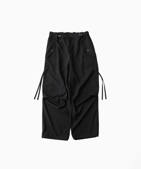 【UJOH】DRAW CORD UTILITY PNT - BLACK