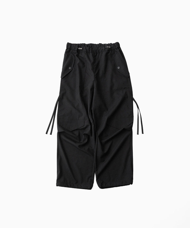 UJOH ウジョーのDRAW CORD UTILITY PNTのBLACK 公式通販サイトsession福岡セレクトショップ