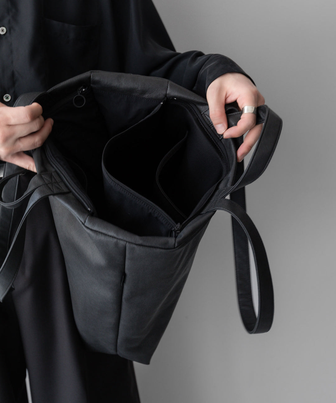 【KaILI】カイリ 2D4H TOTE UN - BLACK sessionセッション福岡セレクトショップ 公式通販サイト