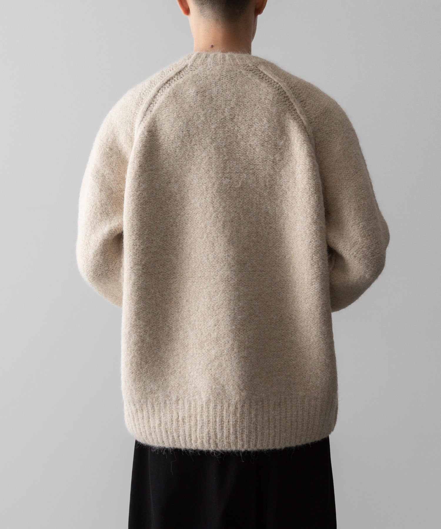 VEIN ヴェインのSHAGGY KNIT CREWNECK PULLOVER - OFF WHITEの公式通販サイトsession福岡セレクトショップ