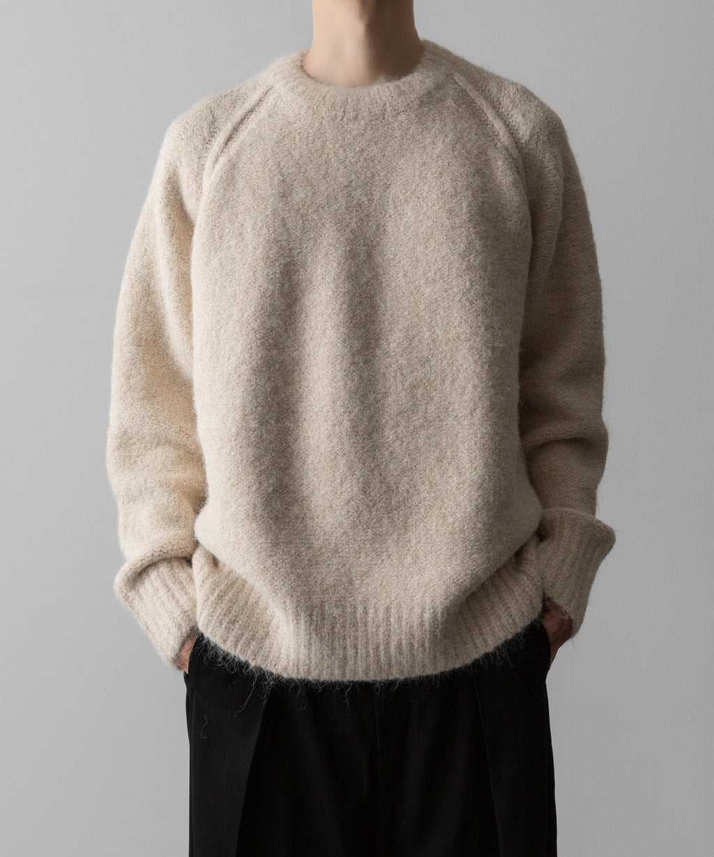 VEIN ヴェインのSHAGGY KNIT CREWNECK PULLOVER - OFF WHITEの公式通販サイトsession福岡セレクトショップ